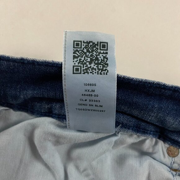 NWT True Religion Geno Relaxed Slim Jeans Men's 42 Stretch Medium Ink Blue SN - Picture 11 of 16